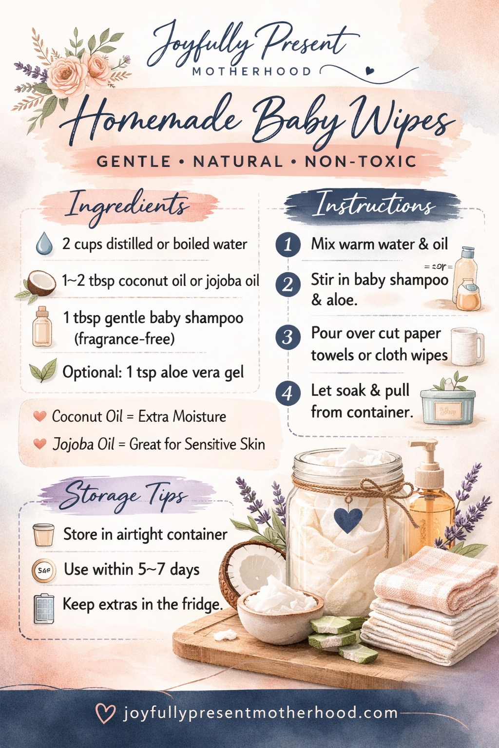 Homemade Baby Wipes